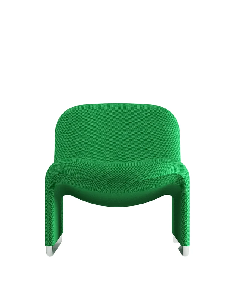 Fauteuil en tissu vert Alky - Anonima Castelli