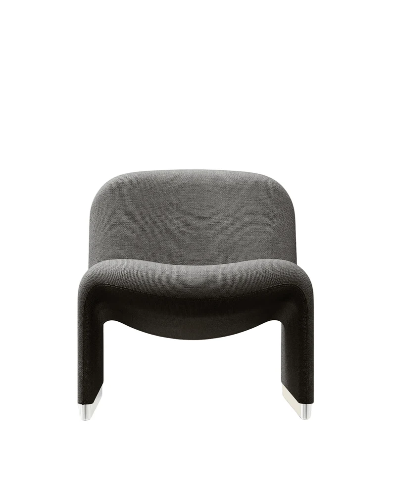 Fauteuil en tissu noir Alky - Anonima Castelli