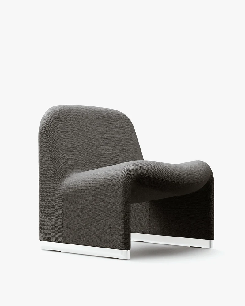 Fauteuil en tissu noir Alky - Anonima Castelli
