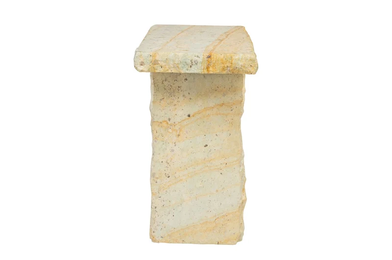Table d'appoint en pierre verte 76x30x55cm Sam - Versmissen