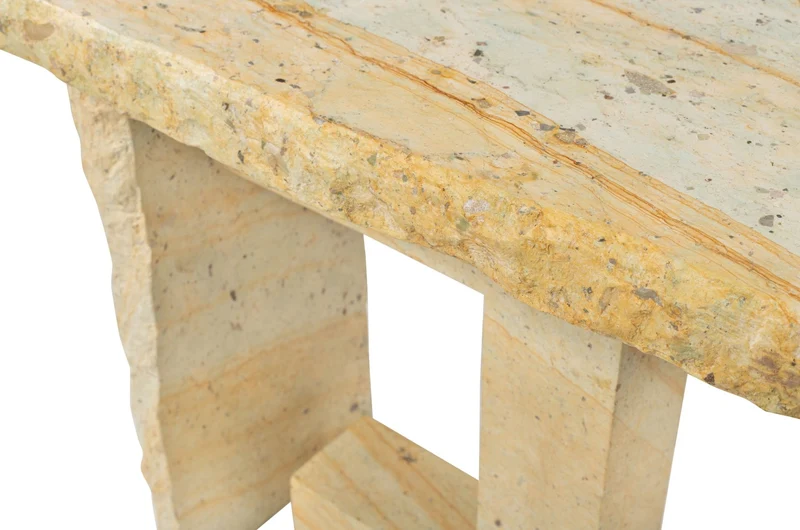 Table d'appoint en pierre verte 76x30x55cm Sam - Versmissen