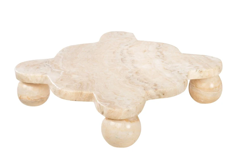 Plateau en onyx naturel brillant 28x7,5cm Sam - Versmissen