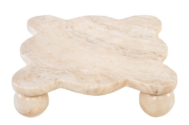 Plateau en onyx naturel brillant 28x7,5cm Sam - Versmissen