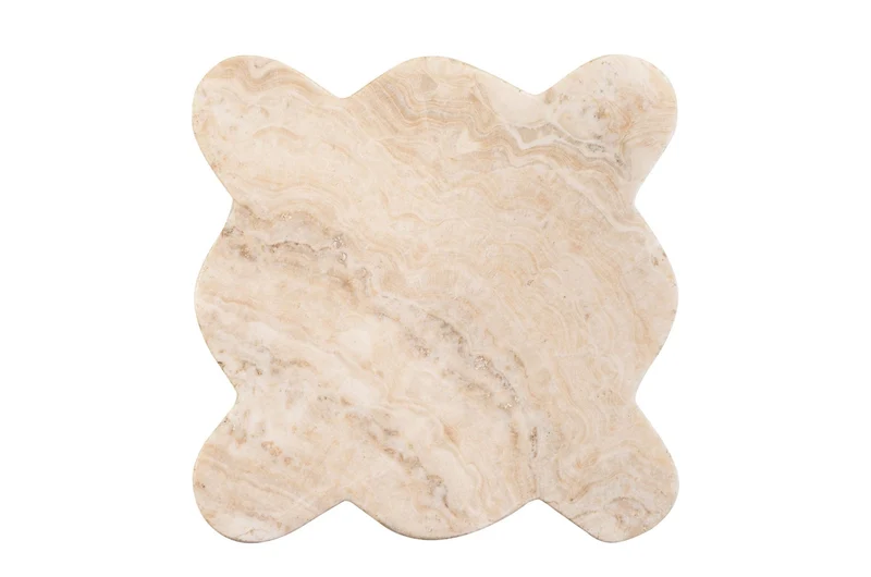 Plateau en onyx naturel brillant 28x7,5cm Sam - Versmissen