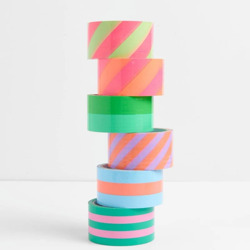 PARCEL TAPE - PINK/GREEN
