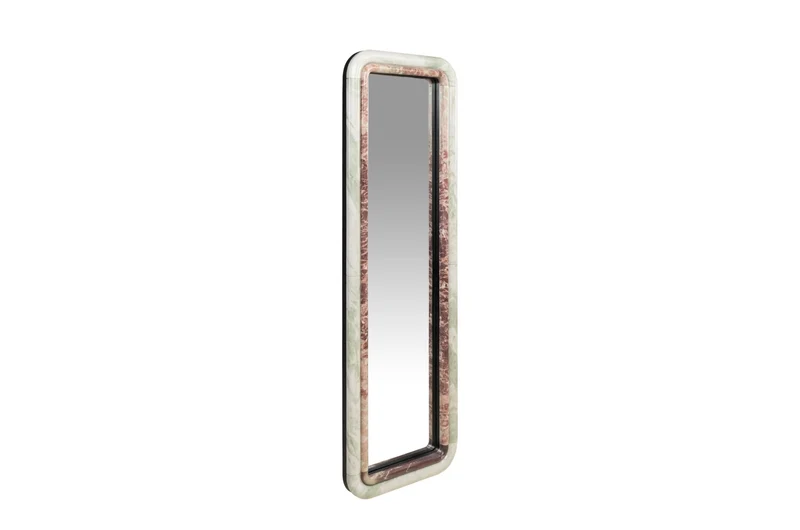 Miroir en marbre bicolore 50x2,5x160cm Belle - Versmissen