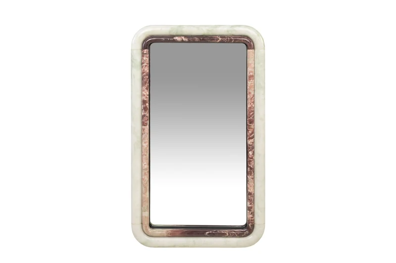 Miroir en marbre bicolore 60x2,5x100cm Belle - Versmissen