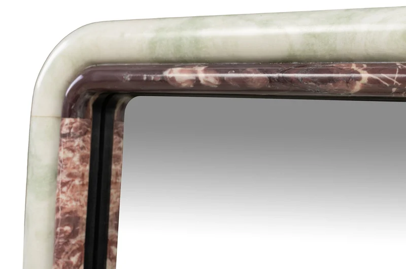 Miroir en marbre bicolore 60x2,5x100cm Belle - Versmissen
