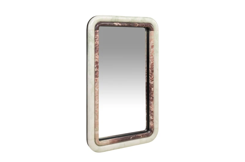 Miroir en marbre bicolore 60x2,5x100cm Belle - Versmissen