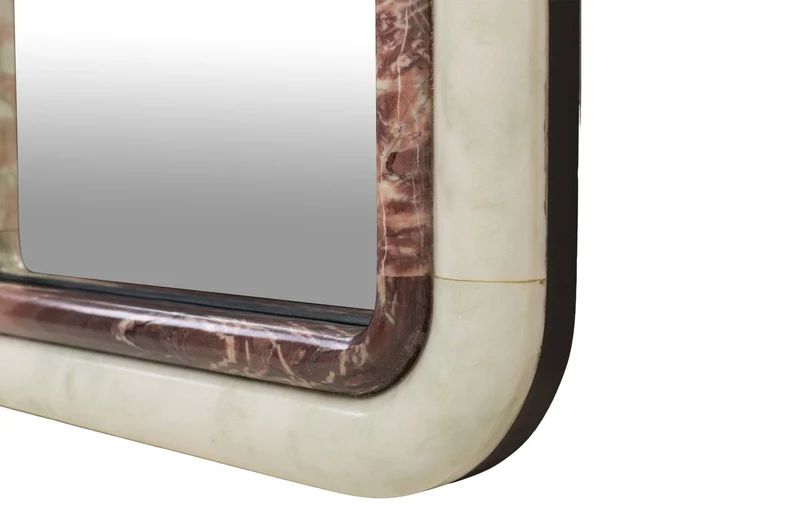 Miroir en marbre bicolore 60x2,5x100cm Belle - Versmissen