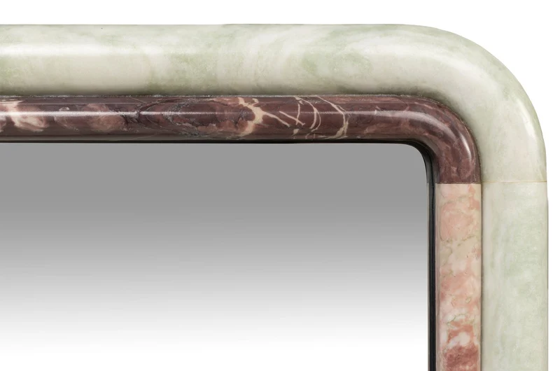 Miroir en marbre bicolore 60x2,5x100cm Belle - Versmissen