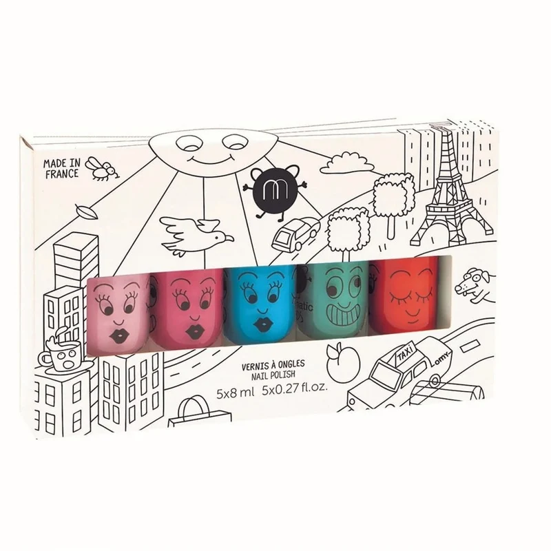5 PACK NAIL POLISH - CITY