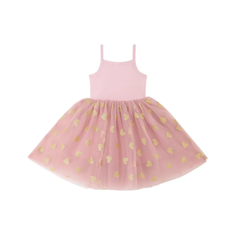 GLITTER HEART DRESS