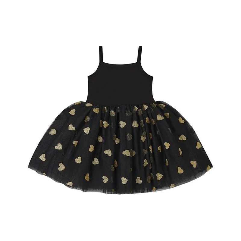 GLITTER HEART DRESS
