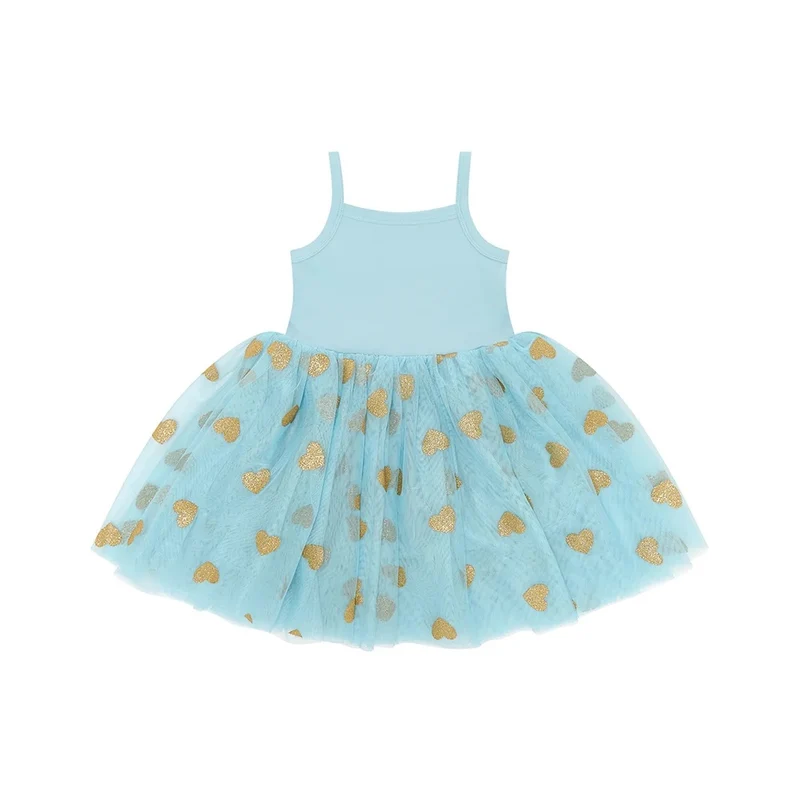 GLITTER HEART DRESS