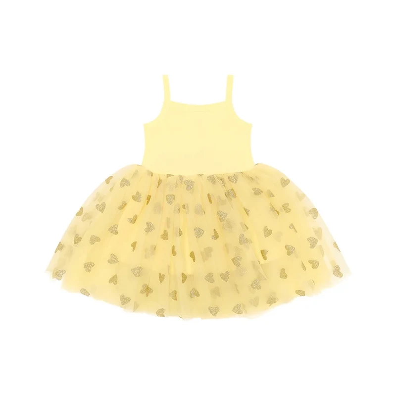 GLITTER HEART DRESS