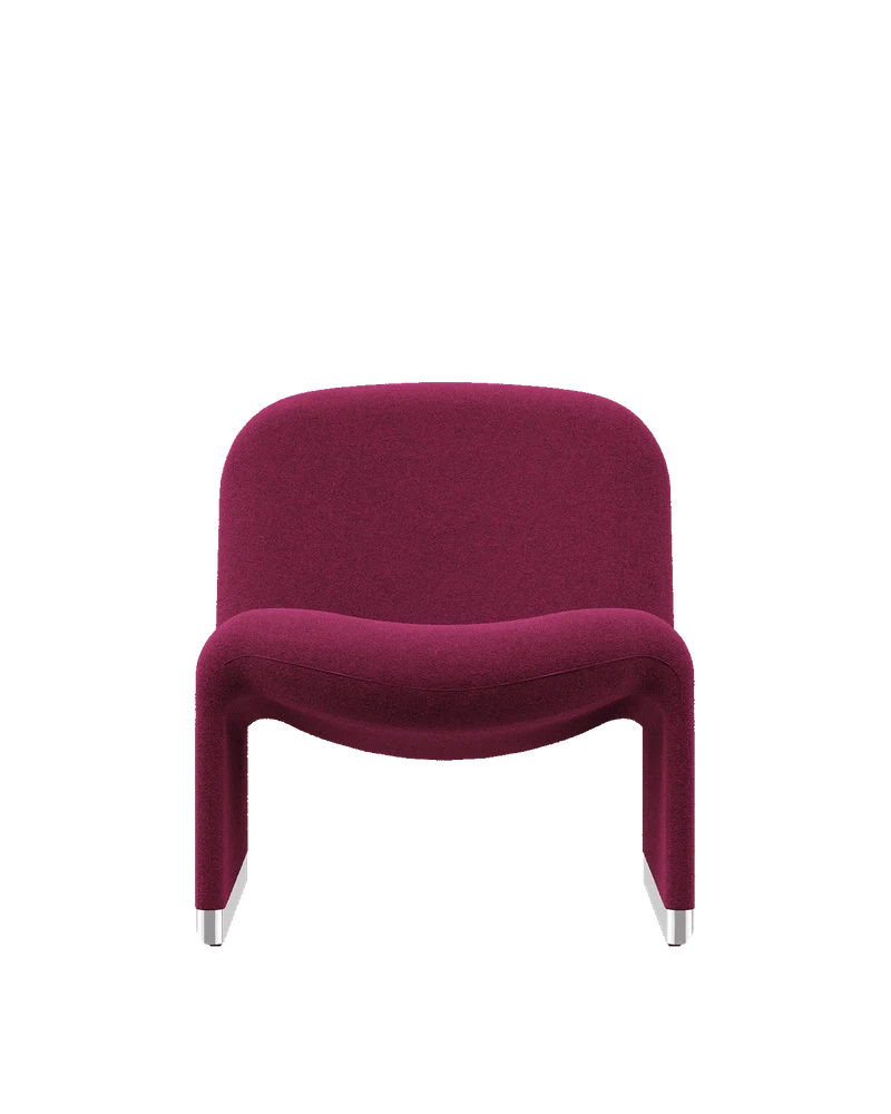 Fauteuil en laine vierge rose magenta Alky - Anonima Castelli