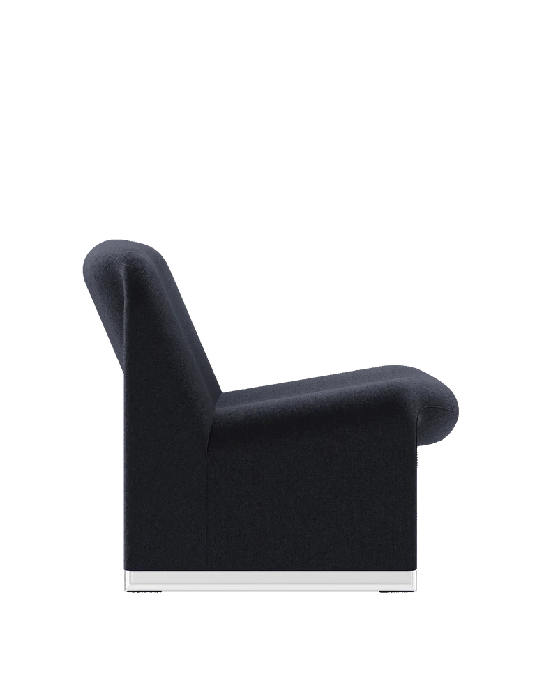 Fauteuil en velours gris foncé Alky - Anonima Castelli