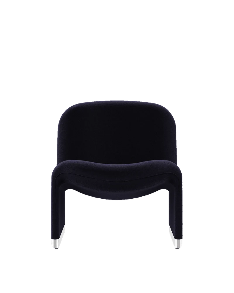 Fauteuil en velours violet Alky - Anonima Castelli