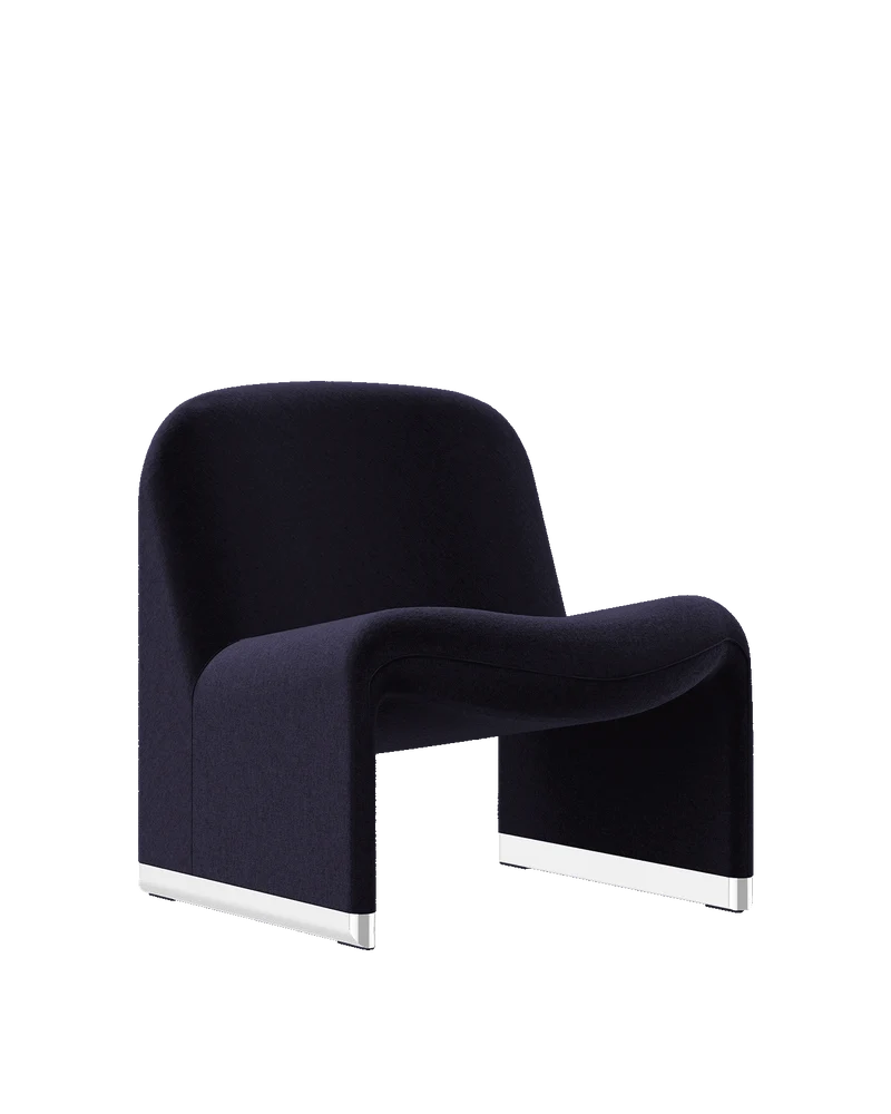 Fauteuil en velours violet Alky - Anonima Castelli