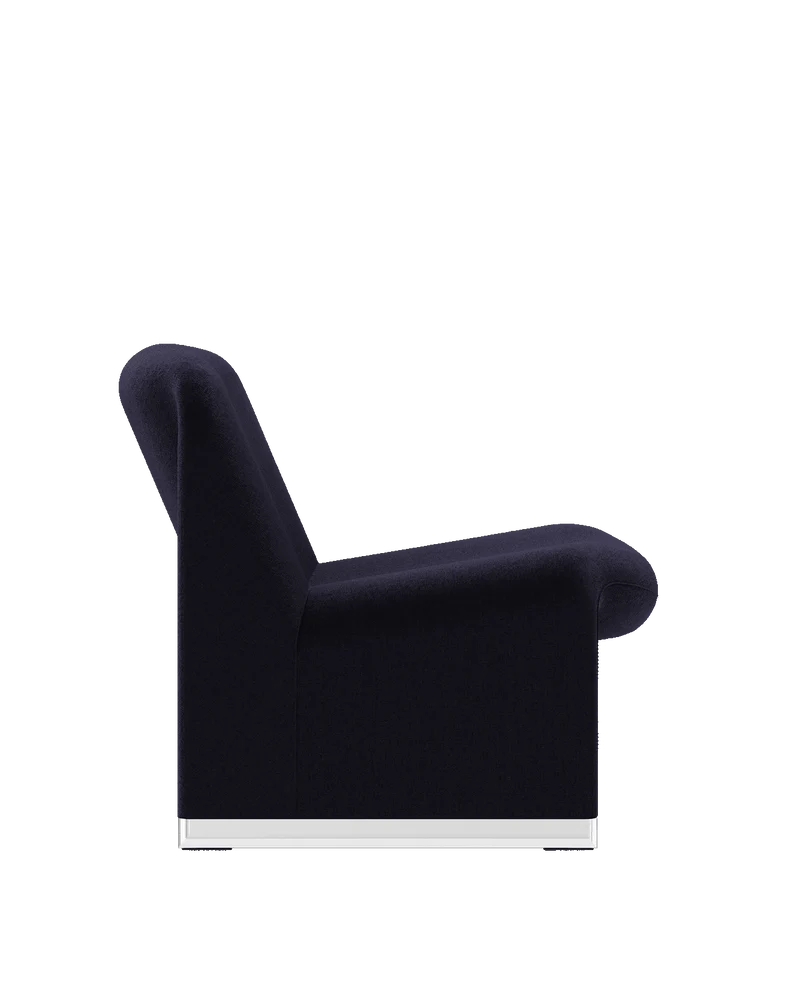Fauteuil en velours violet Alky - Anonima Castelli