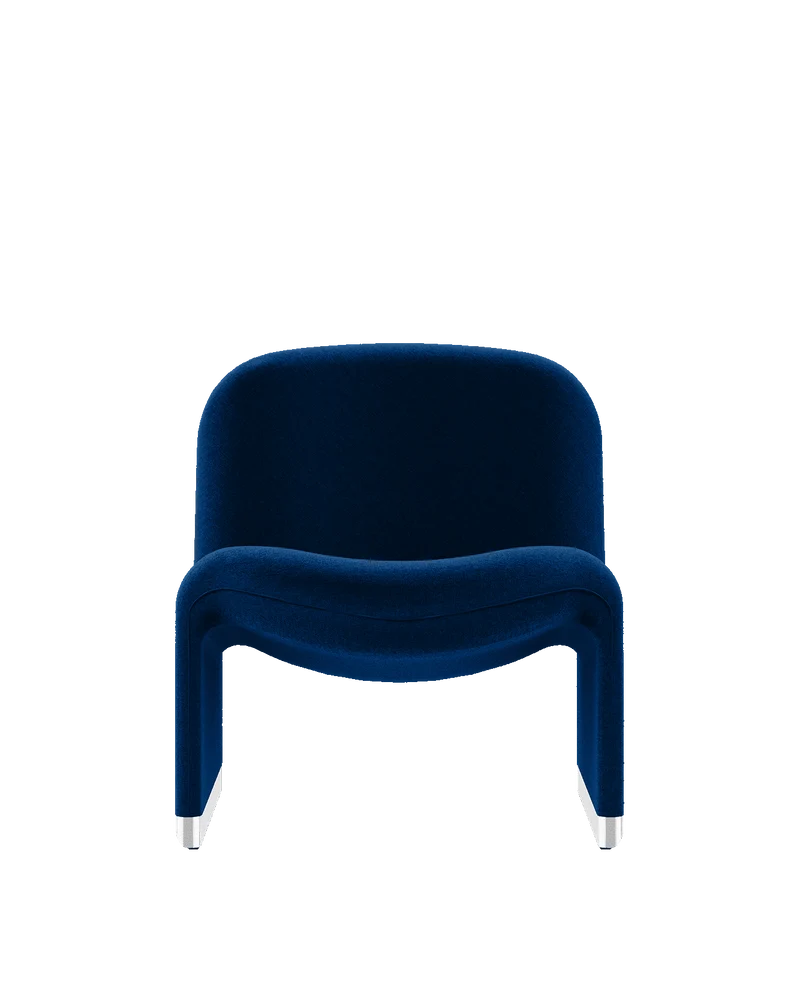 Fauteuil en velours bleu marine Alky - Anonima Castelli