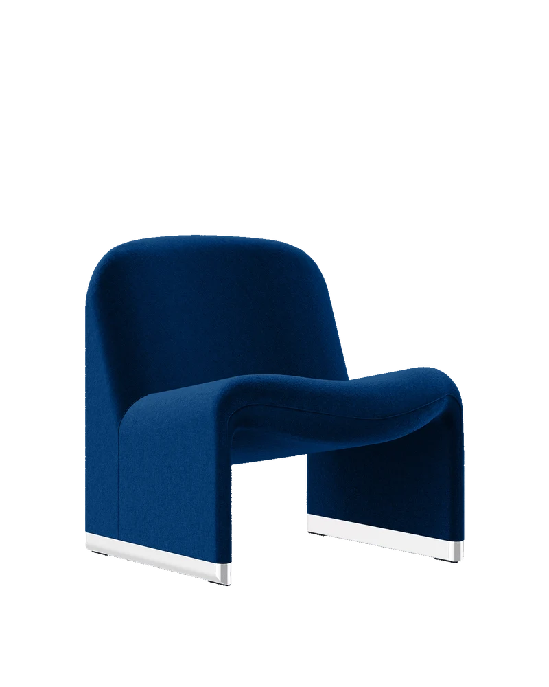 Fauteuil en velours bleu marine Alky - Anonima Castelli