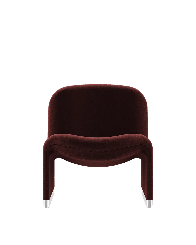 Fauteuil en velours terracotta Alky - Anonima Castelli