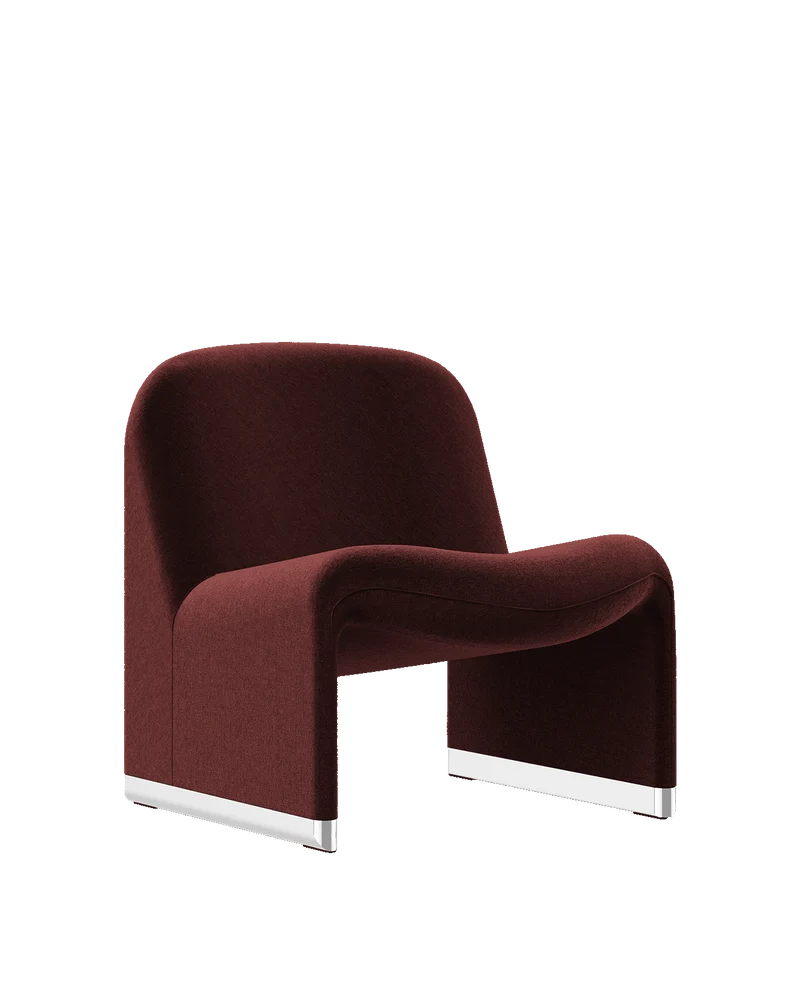 Fauteuil en velours terracotta Alky - Anonima Castelli