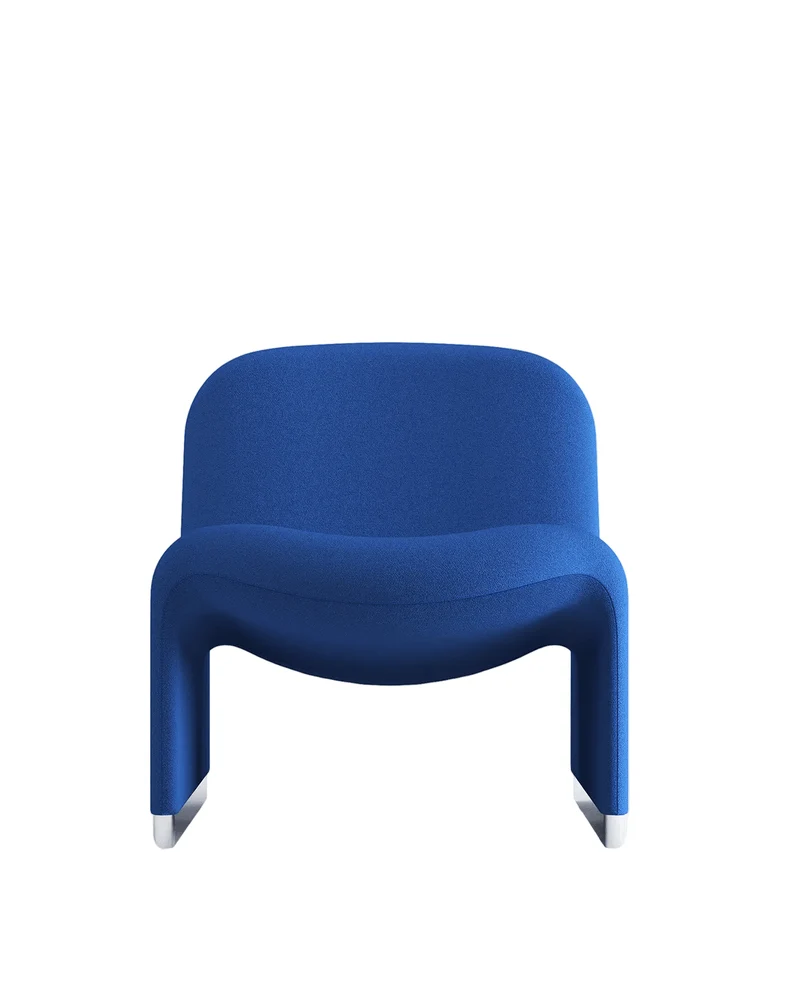 Fauteuil en tissu bleu Alky - Anonima Castelli