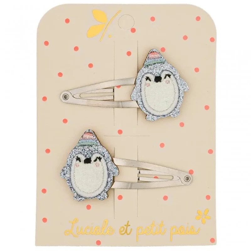 PENGUIN HAIR CLIPS
