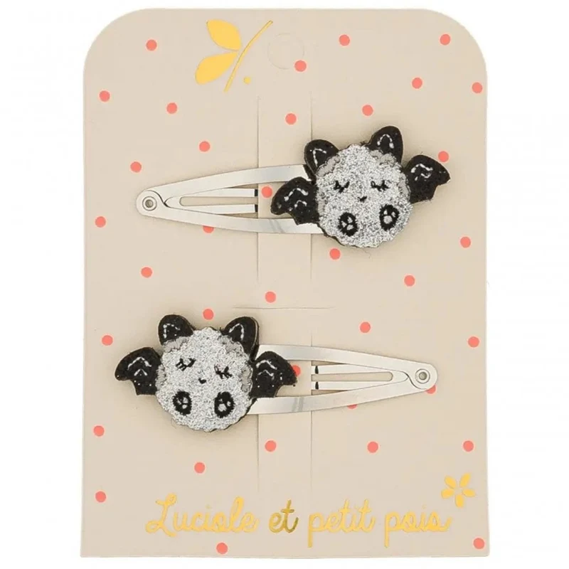 BAT HAIR CLIPS