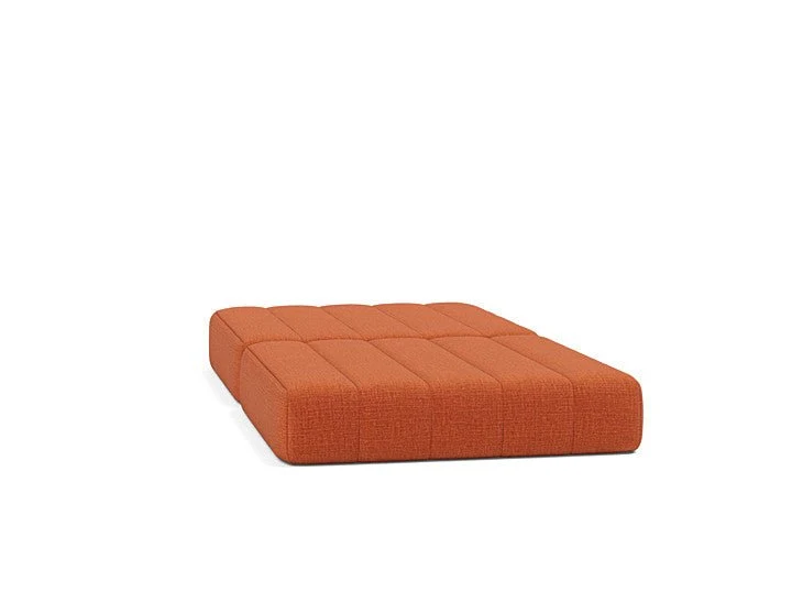 Fauteuil convertible en polyester recyclé orange 104x77cm Cozypad - Innovation living