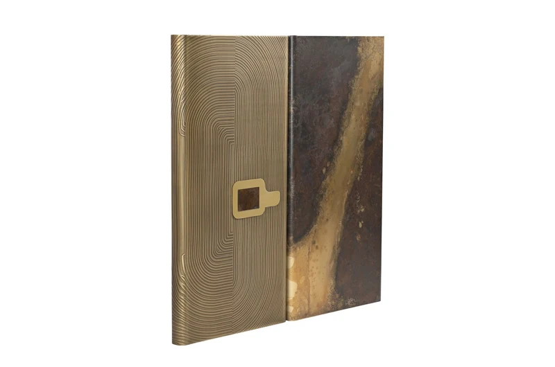 2 panneaux muraux en acier 103x12,5x101,5cm Course - Versmissen