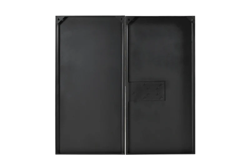 2 panneaux muraux en acier 103x12,5x101,5cm Course - Versmissen