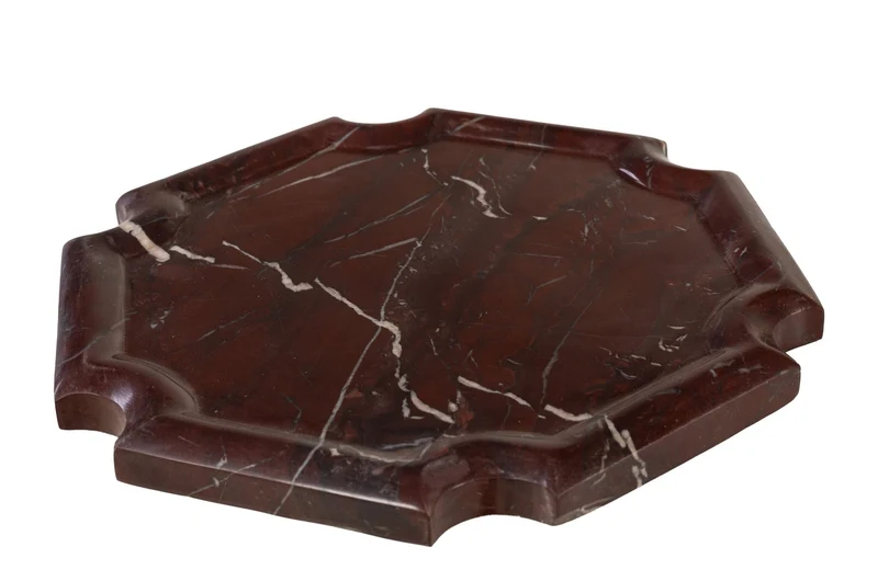 Plateau en marbre rosso levanto foncé 21x2cm Kiko - Versmissen