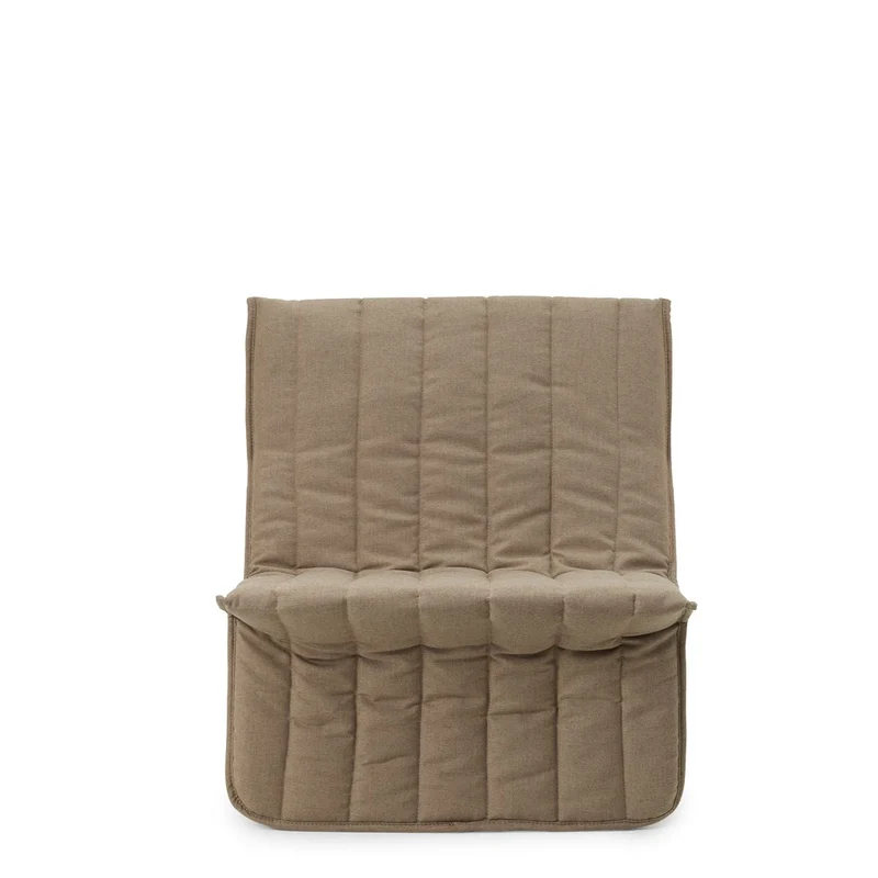 Fauteuil en acier et tissu coffee 70x68cm Limit - Normann Copehagen
