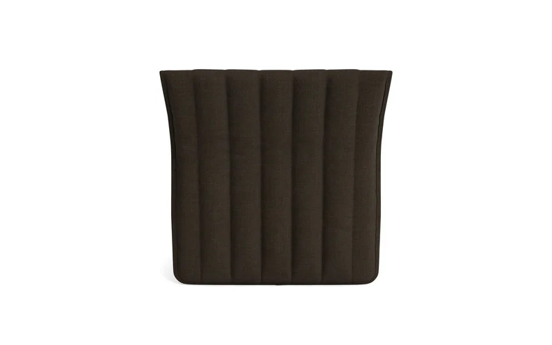 Fauteuil en acier et tissu marron foncé 70x68cm Limit - Normann Copehagen