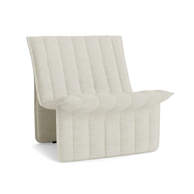 Fauteuil en acier et tissu beige 70x68cm Limit - Normann Copehagen