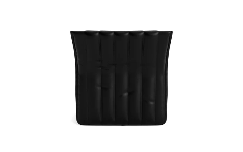 Fauteuil en cuir noir 70x68cm Limit - Normann Copehagen