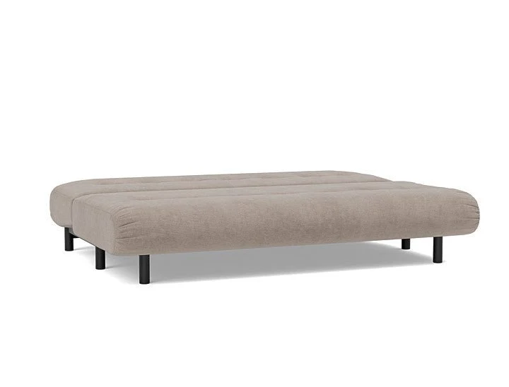 Canapé convertible en polyester recyclé gris, beige 200x108x79cm Nabli - Innovation living