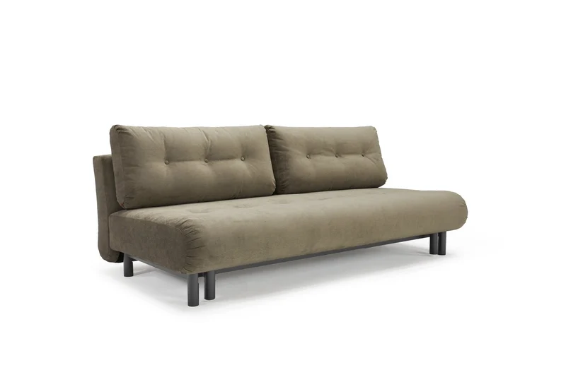Canapé convertible en polyester recyclé kaki 200x108x79cm Nabli - Innovation living
