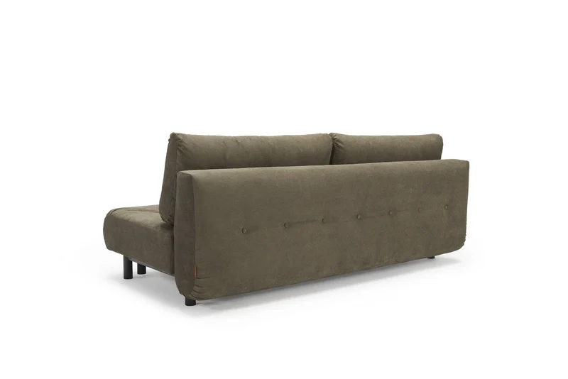 Canapé convertible en polyester recyclé kaki 200x108x79cm Nabli - Innovation living