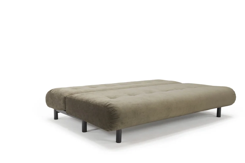 Canapé convertible en polyester recyclé kaki 200x108x79cm Nabli - Innovation living