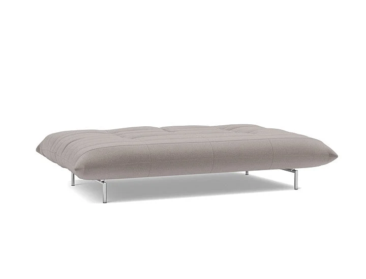 Canapé convertible en polyester recyclé gris 211x96x81cm Mikunjo - Inovation Living