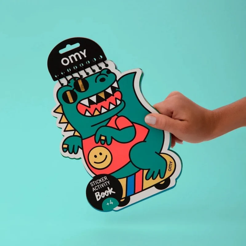 STICKER ACTIVITY BOOK - DINO (4 YEARS+)