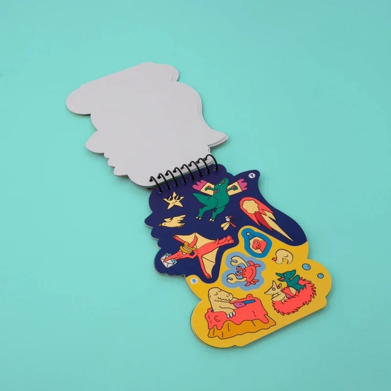 STICKER ACTIVITY BOOK - DINO (4 YEARS+)
