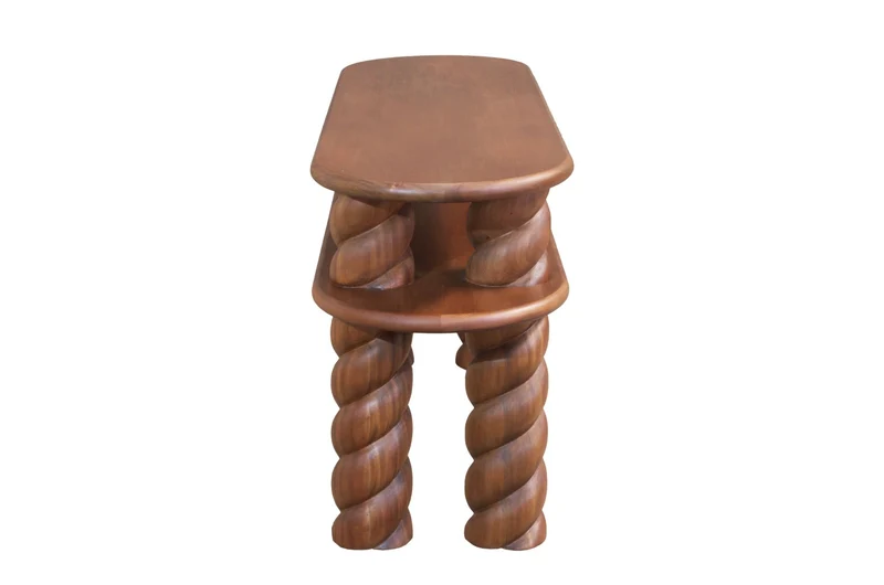Console en bois d'acajou 164x49x77,5cm Nami - Versmissen