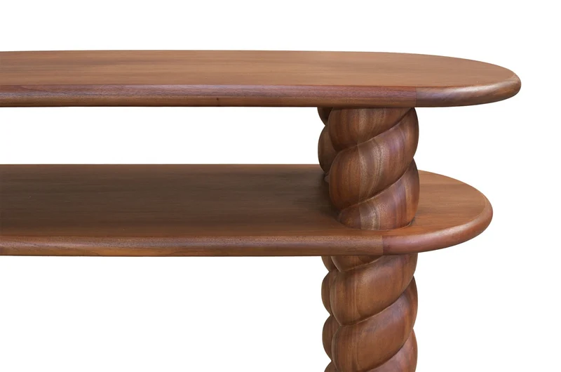 Console en bois d'acajou 164x49x77,5cm Nami - Versmissen