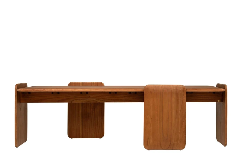Table basse en bois mindi 155x50x46cm Mika - Versmissen